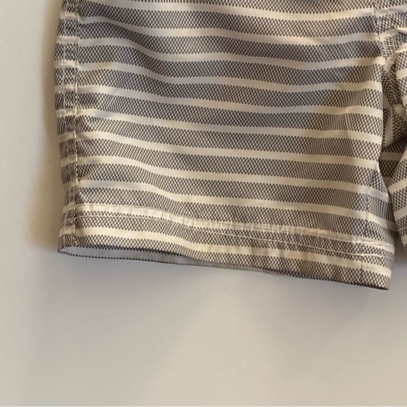 Boys Swim Trunks Size 24 months 2T Sharks Swimwear Baby Shorts Stripes Lined - Picture 8 of 11